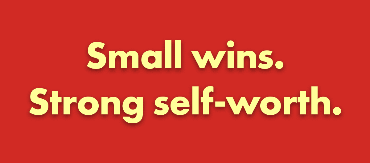 Confidence comes from competence