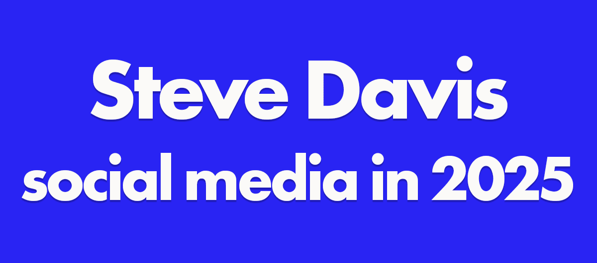 Steve Davis on social media’s fall